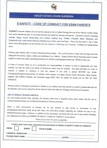 parents code of conduct